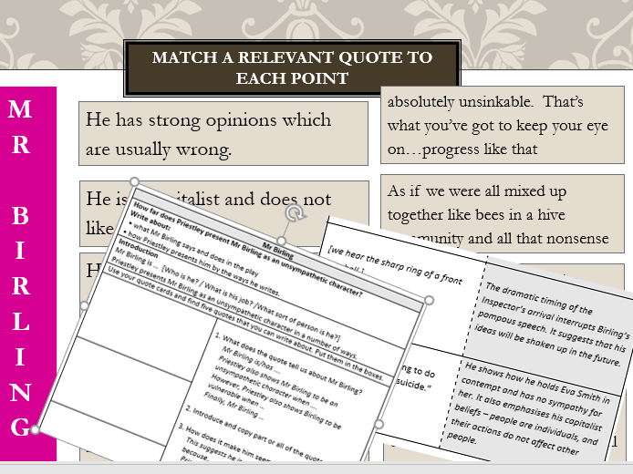 An inspector calls themes essay plans image