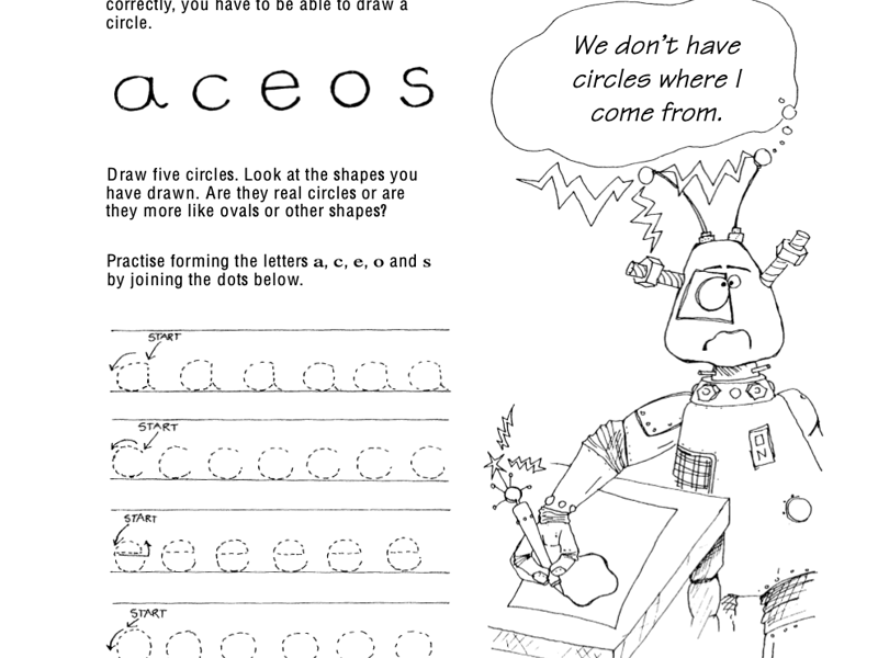 Free sample of Improving Handwriting: Year 7