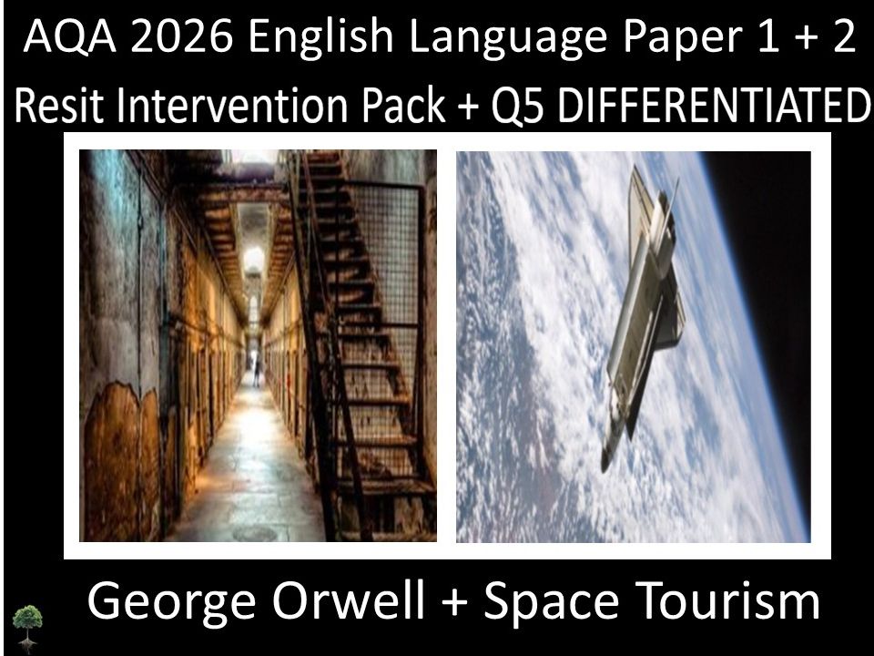 Two AQA 2026 English Language Paper 1+2 | Resit Intervention | Q5 Differentiated