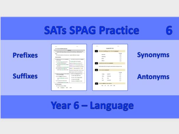 Year 6 SATs SPaG - Language Practice