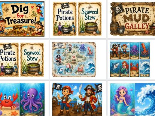 Pirate signs and hunt