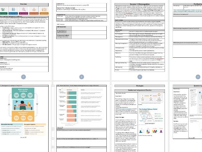 Independent Learning & Metacognition