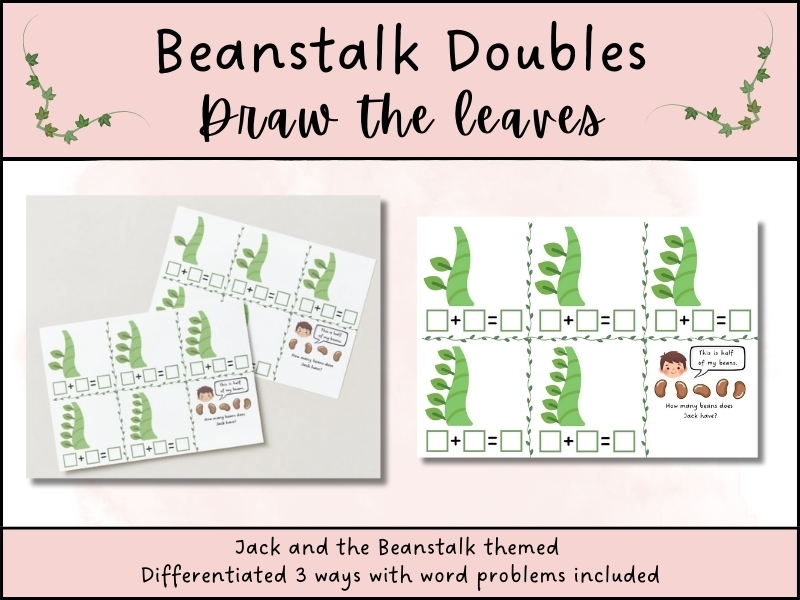 Beanstalk Doubles Maths Activity Pack