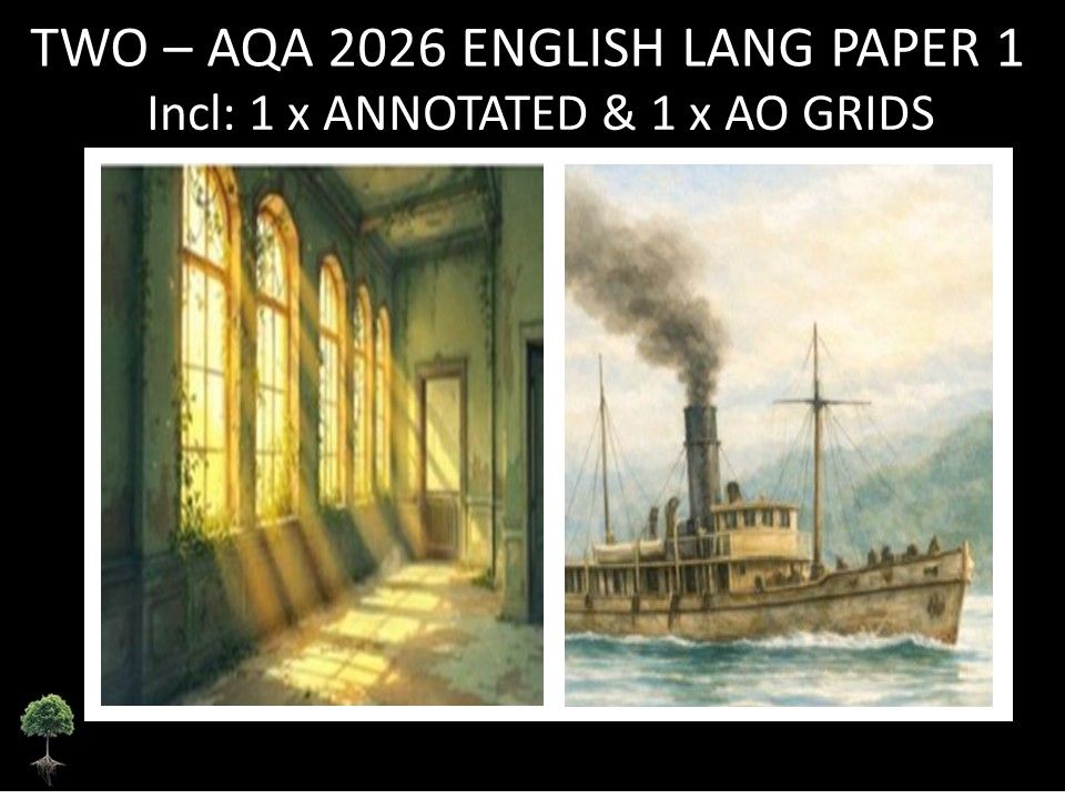 TWO- AQA PAPER 1 | 2026 FULL MOCKS | ANNOTATED | AO GRIDS
