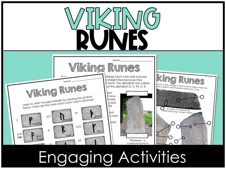 Viking Runes Writing Activity Write Your Name Alphabet KS2