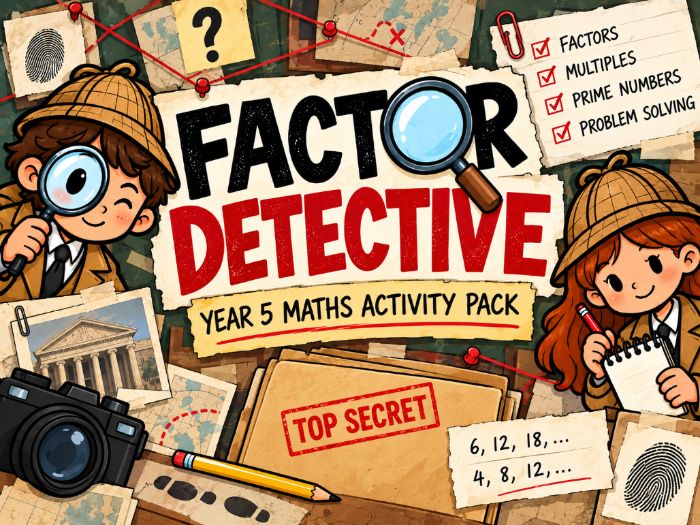 Year 5 Factors & Multiples Detective Pack