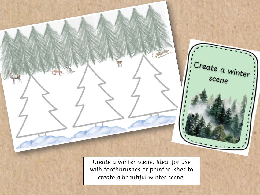 Paint a Winter Scene