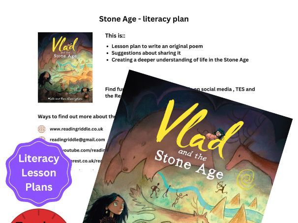 Stone Age literacy plan writing poetry