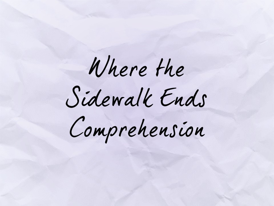 Where the Sidewalk Ends Comprehension