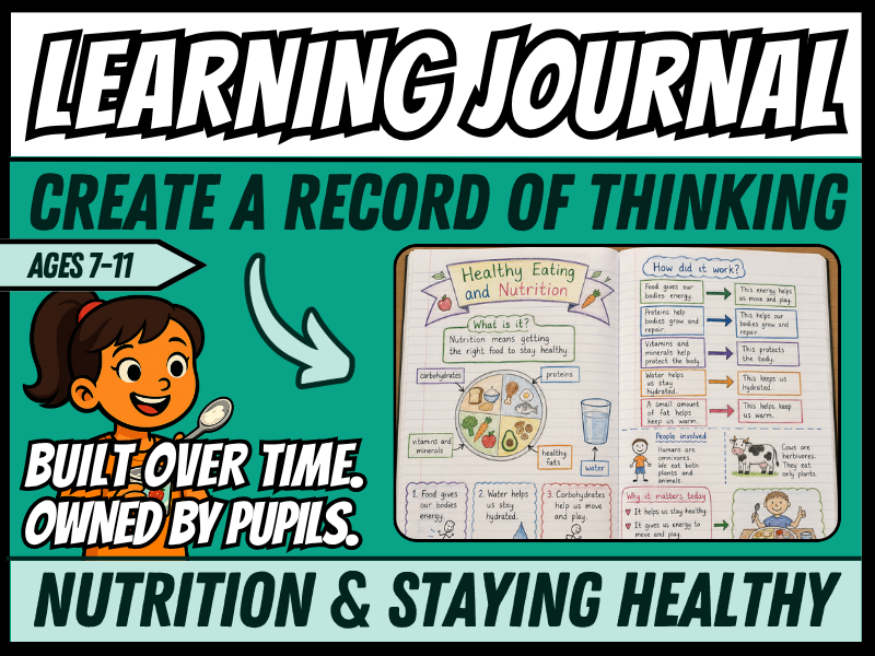 Nutrition & Staying Healthy | Learning Journal | Year 3 and 4