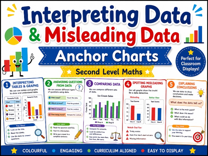 Misleading and Interpreting Data KS2/Second Level Anchor Charts