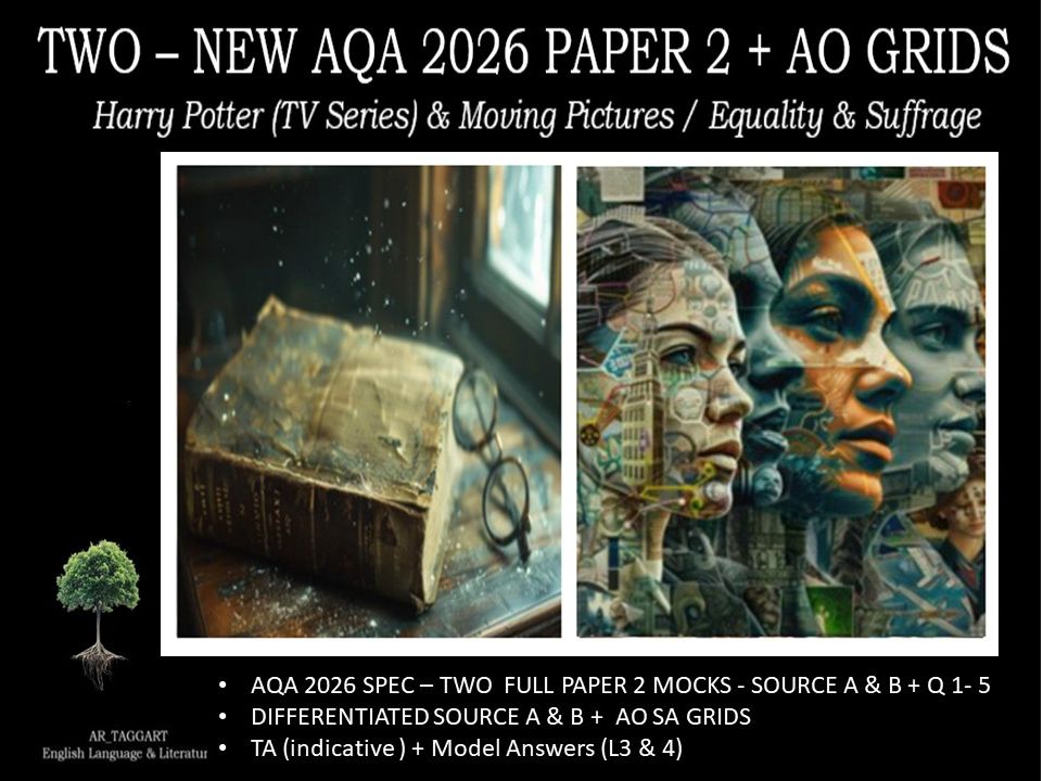 TWO -NEW AQA  PAPER 2 | 2026 FULL MOCKS | AO GRIDS