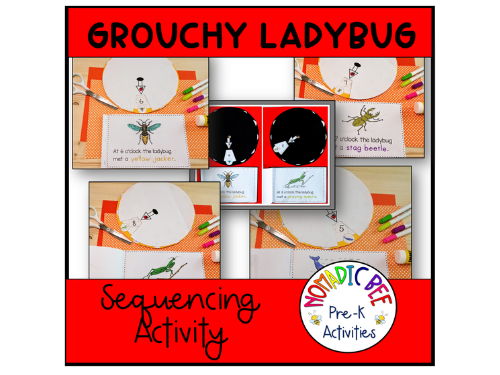 The Grouchy Ladybug Sequencing Activity