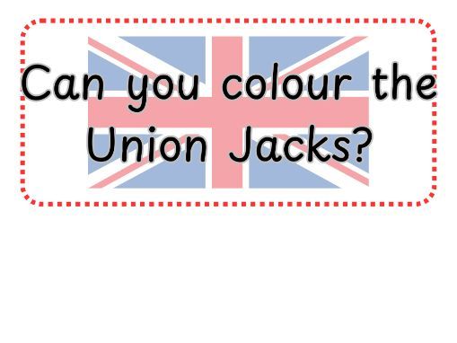 VE Day Provision Union Jack Colouring