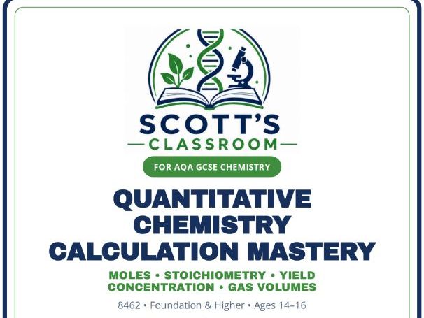 AQA GCSE Chemistry Calculation Mastery 8462
