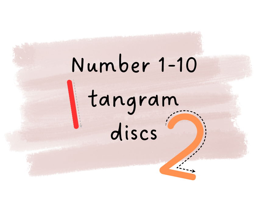 1-10 Number Discs - Tangram
