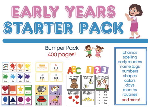 Early Years Starter Pack - 400 pages!
