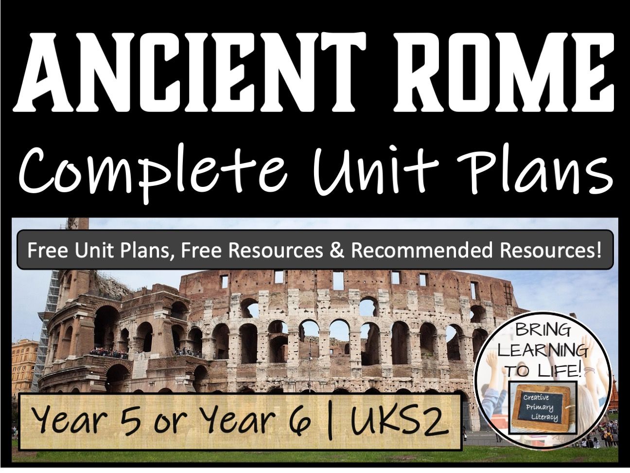Ancient Rome Unit Plans and Resource Bundle | Year 5 or Year 6