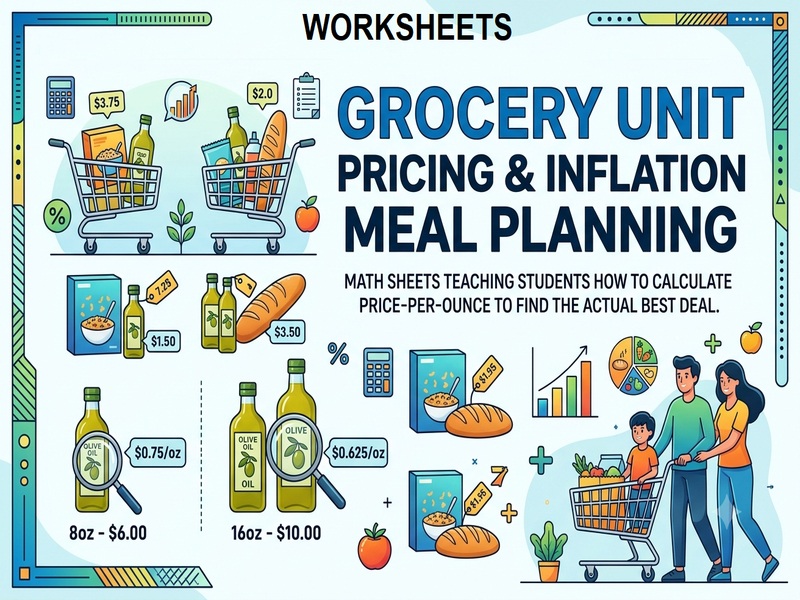 Grocery Unit Pricing & Inflation Meal Planning