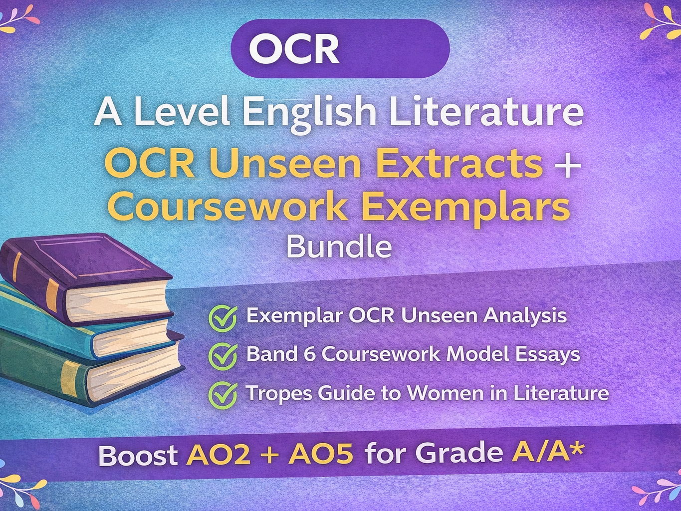 OCR Women in Lit A Level Bundle