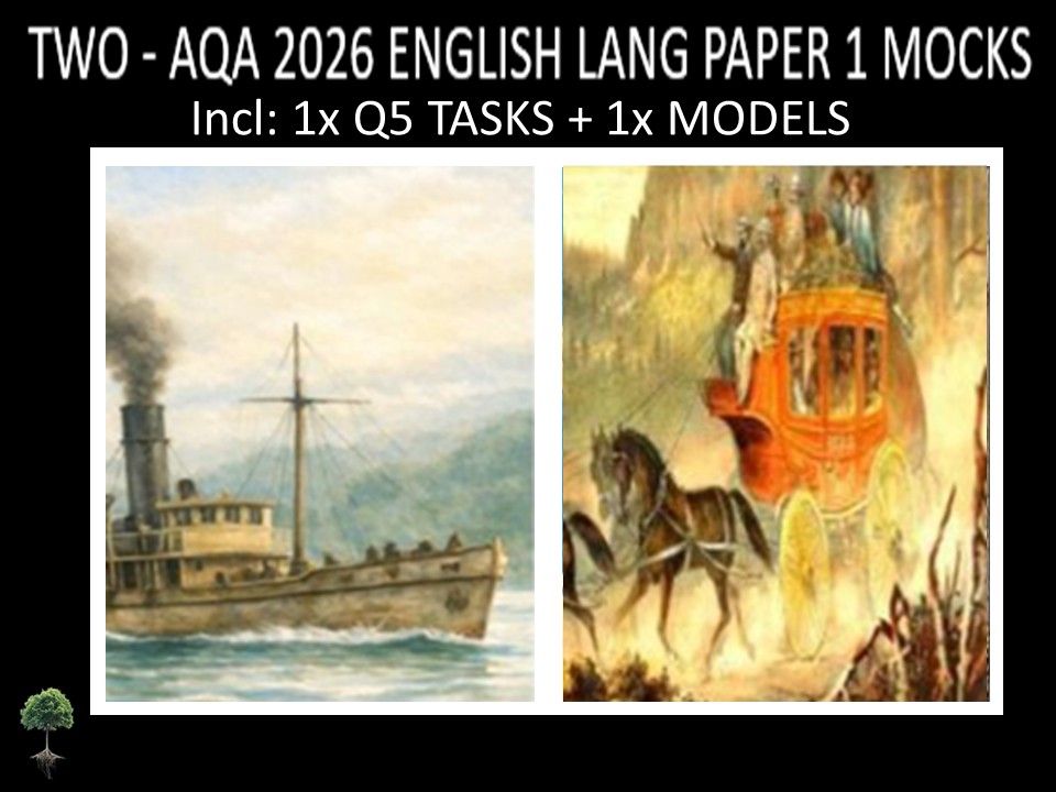 TWO - AQA PAPER 1 | 2026 FULL MOCKS | Q5 TASKS | MODELS