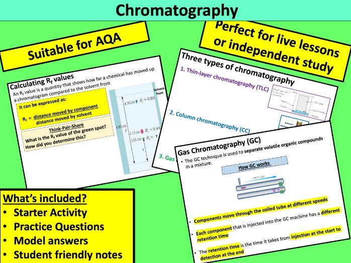 Chromatography (AQA)