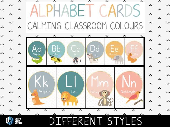 Alphabet Cards & Posters | A-Z Alphabet with Pictures | EYFS & KS1 Classroom Display