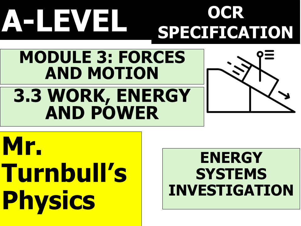 Energy Systems Investigation (OCR A-Level Physics)