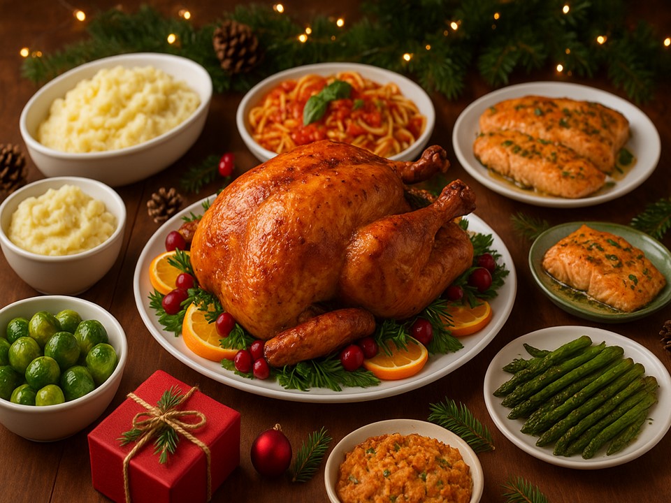 Christmas food, art,  literacy and colouring pages lesson activity