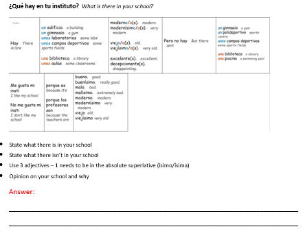 New GCSE Spanish Speaking question booklet practice Modules 5 and 8