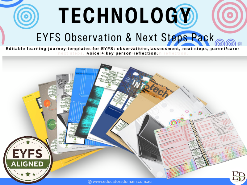 Technology EYFS Learning Journey Template