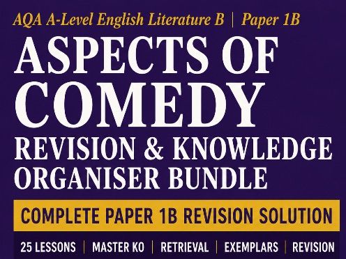 AQA A-Level English Literature B: Aspects of Comedy Complete Revision