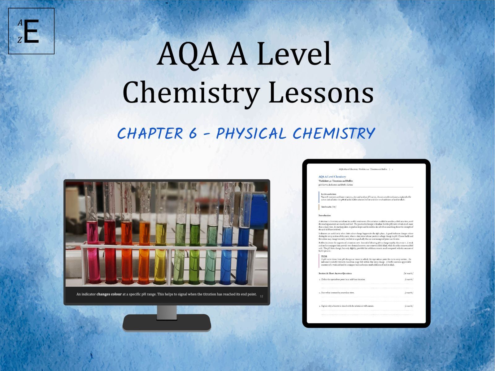 AQA A Level Chemistry Lessons Chapter 6 - Physical Chemistry