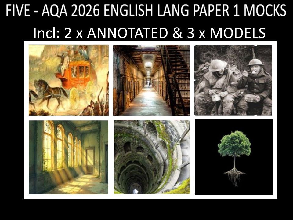 FIVE - AQA PAPER 1 | 2026 FULL MOCKS | ANNOTATED | MODELS