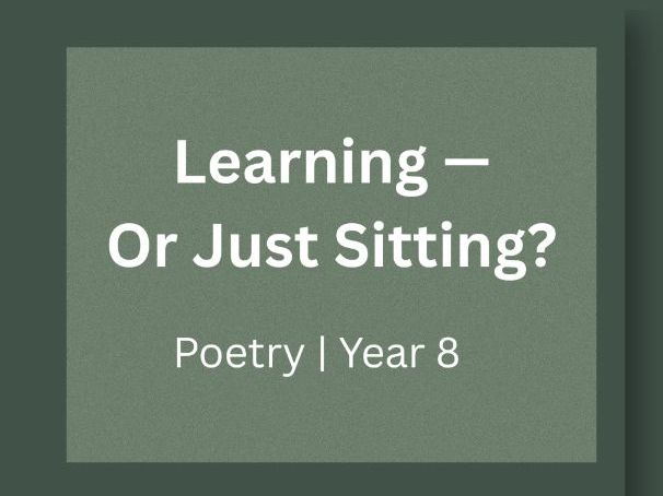 The Investigation — Reading & Writing Lesson | Inference & Text Evidence | Year 8 (KS3)