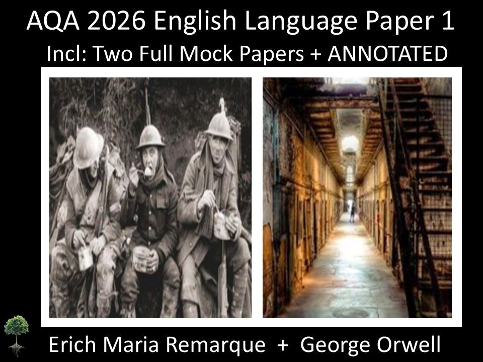 Two AQA 2026 English Language Paper 1 Mocks | ANNOTATED