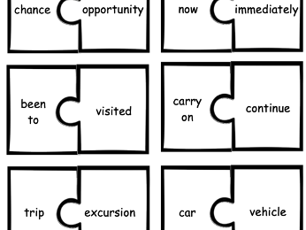 KS2 Formal and Informal Language Matching