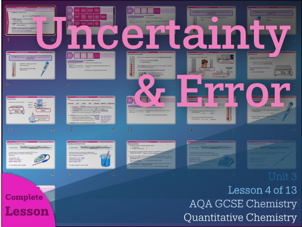 Uncertainty and Error || Quantitative Chemistry | AQA Chemistry