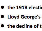 AQA a level history- Politics in wartime & Political developments