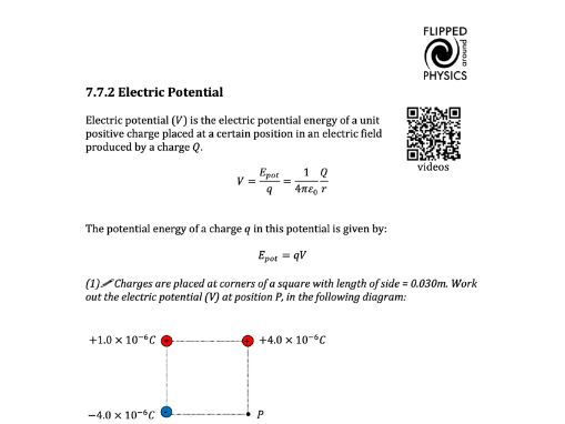 Electric potential