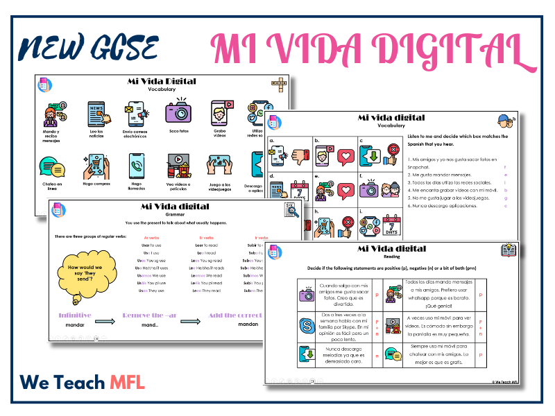 NEW GCSE - Mi Vida Digital Complete Unit Pack