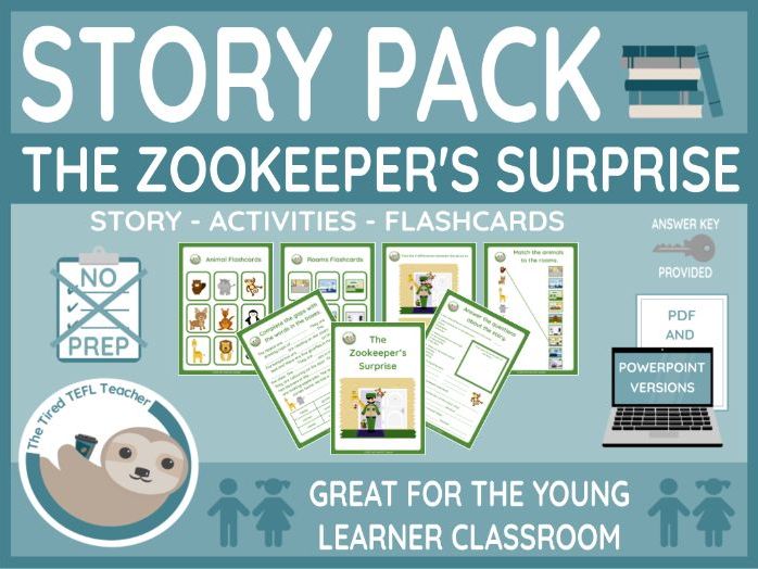 The Zookeeper’s Surprise - Original Story and Activities for ESL YLs (Ppt Inc)