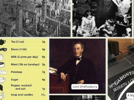 Victorian Slum Housing Notes and Bloom's Taxonomy Qs