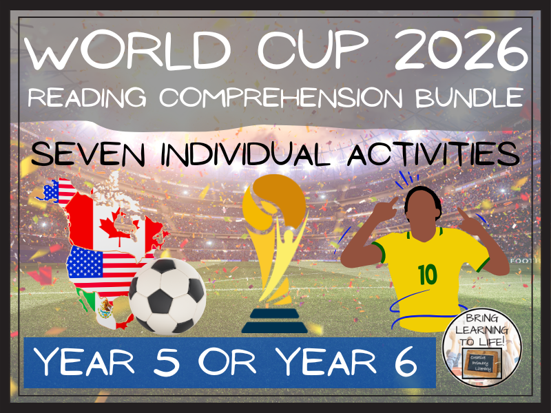 World Cup 2026 Reading Comprehension Bundle | Year 5 or Year 6