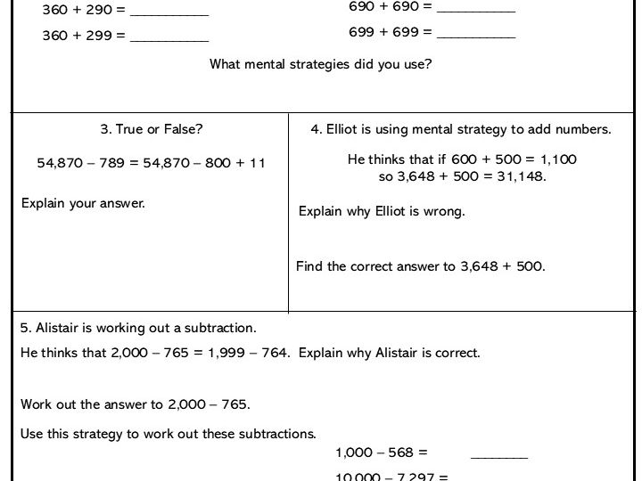 Mental strategies Higher