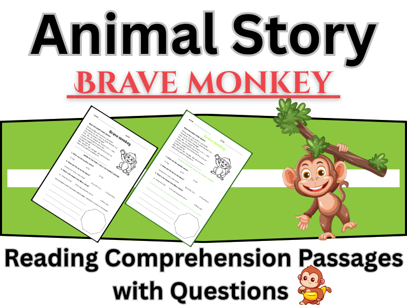 Funny short animal story - Reading Comprehension Passages and Questions worksheet