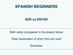 SER vs ESTAR Explained - To Be in Spanish