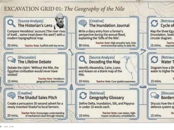 Ancient Egypt – Activity and Project Bank (Year 7 History)