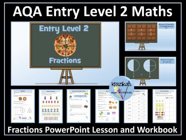 AQA Entry Level 2 Maths - Fractions