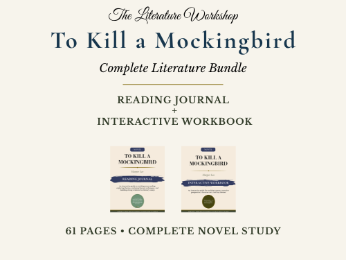 To Kill a Mockingbird Literature Study Bundle | Reading Journal & Interactive Workbook | Lee